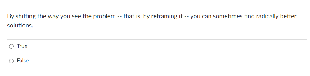 Question 20 The first step in the Problem Solving