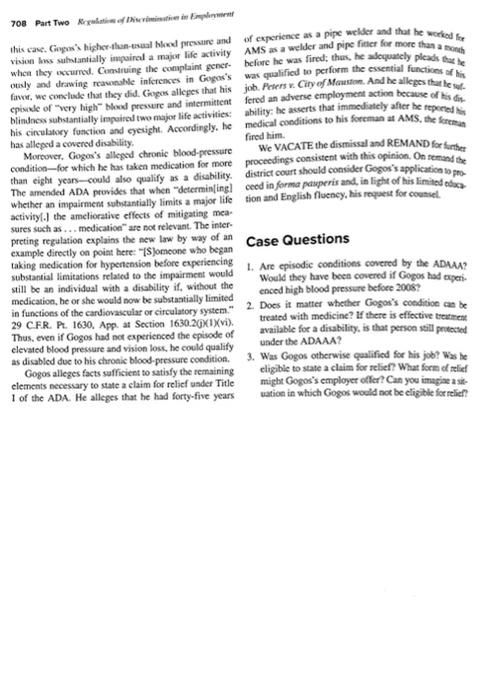 One of the first appellate court cases