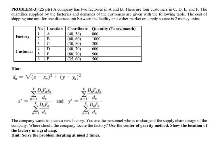 SUBJECT - OPERATIONS MANAGEMENT ** PROVIDE