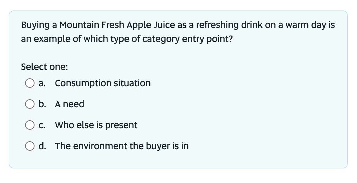 Which of the following is an example of Classical