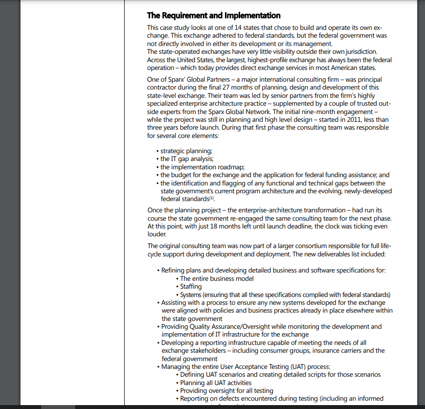 Please write a case analysis on Health Reform