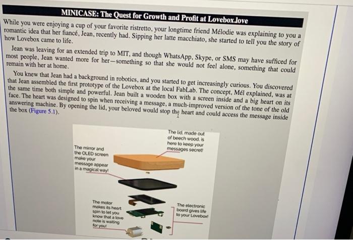 read the case and answed 2 question that is on