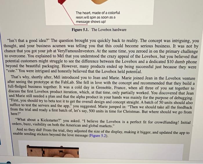 read the case and answed 2 question that is on