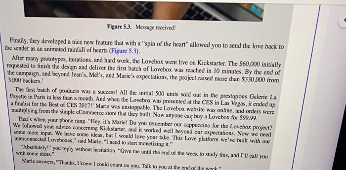 read the case and answed 2 question that is on