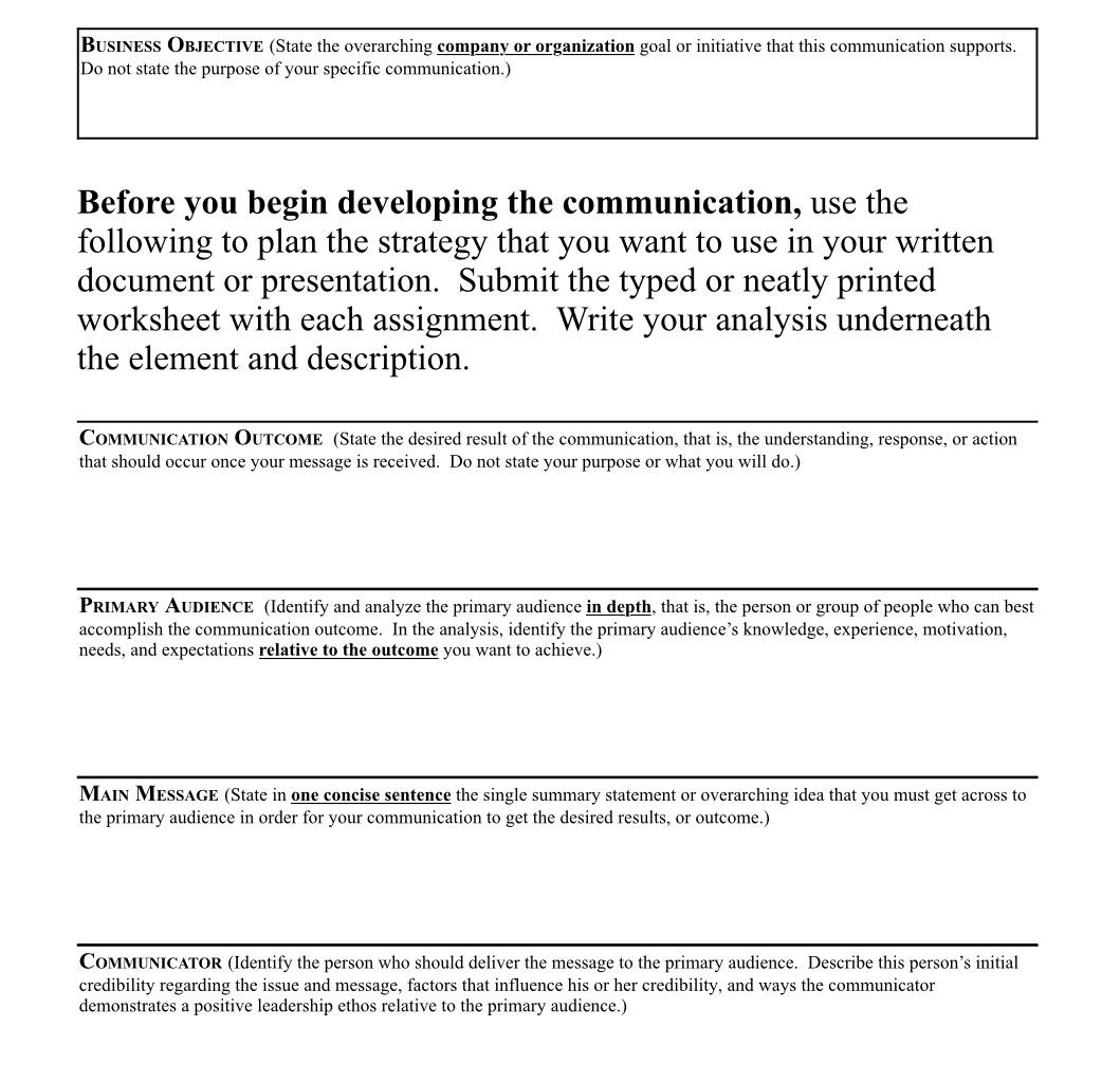 based on the case please complete the strategy