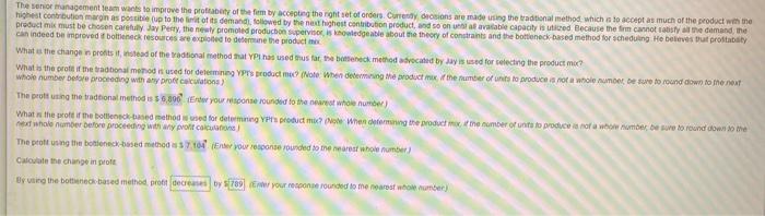 York Petry Industries (YP) marutactures a mix of