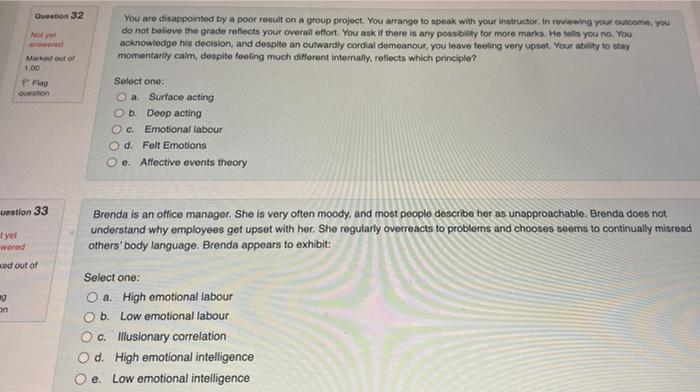 Ouman 32 More end Marked out of 1.00 You are