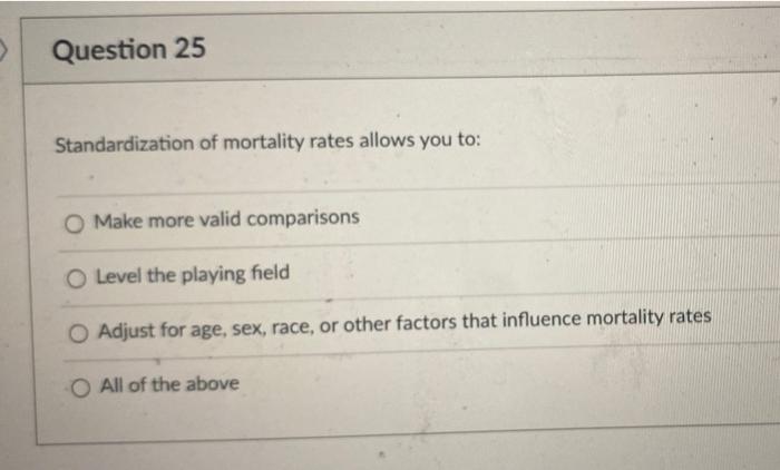 uestion 23 The numerator in the formula for