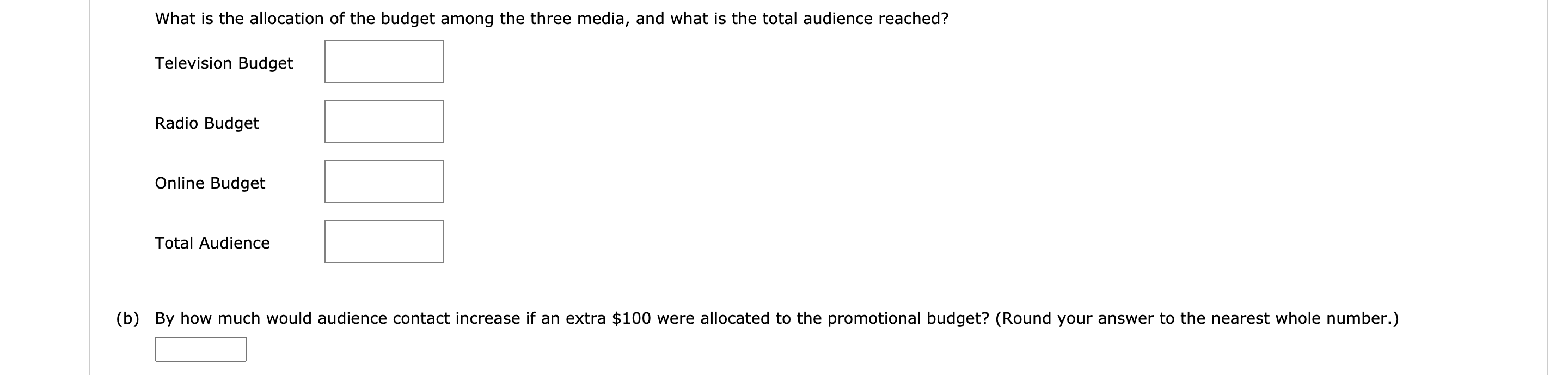 A linear programming computer package is needed.