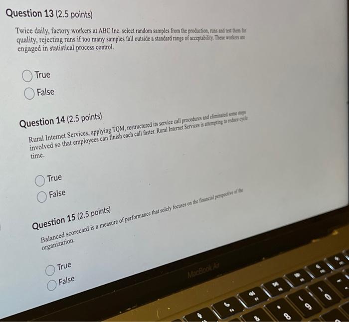 Twice daily, factory workers at ABC Inc. select