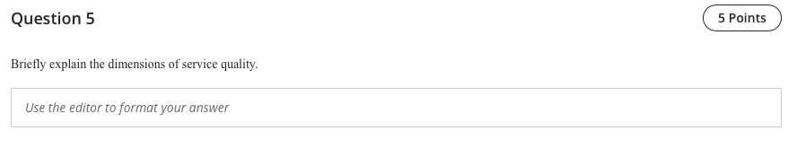 Select four quality tools and describe how they