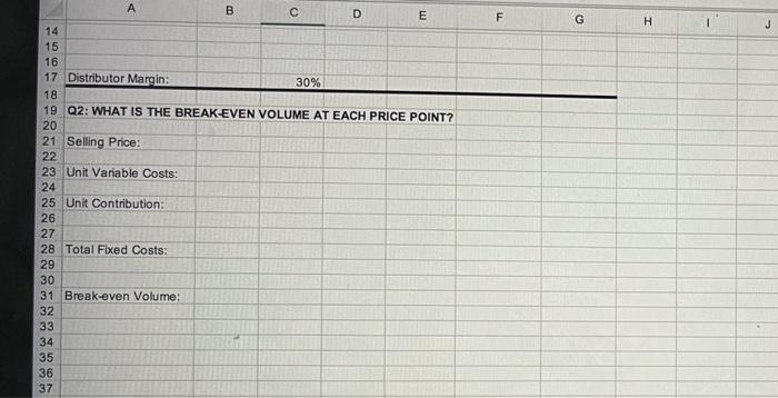 solve using the case study A26 x fx B D E F G H K