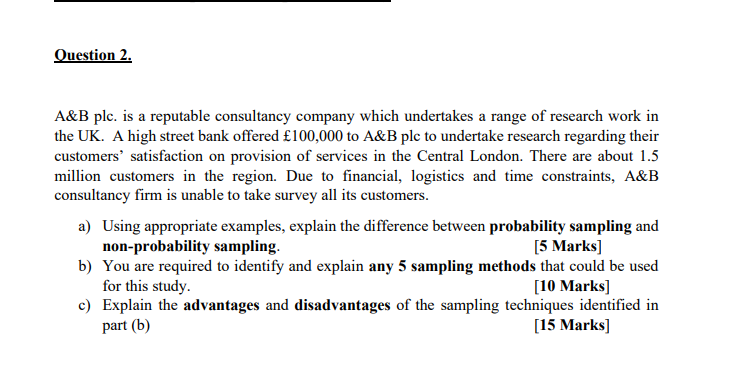 Answer the question within 40 min please Question