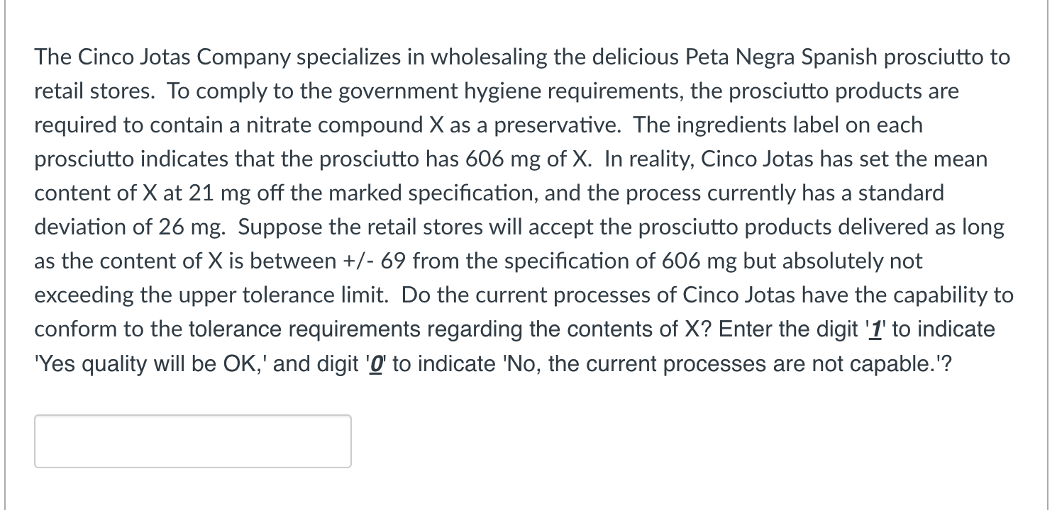 The Cinco Jotas Company specializes in