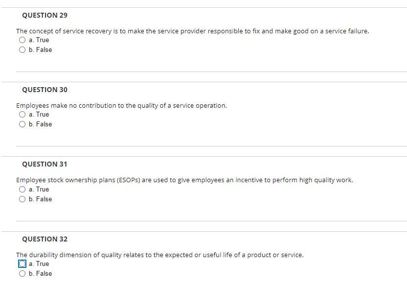 The concept of service recovery is to make the