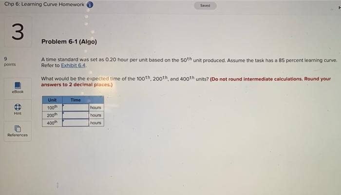 Can I help on this question? Chp 6: Learning