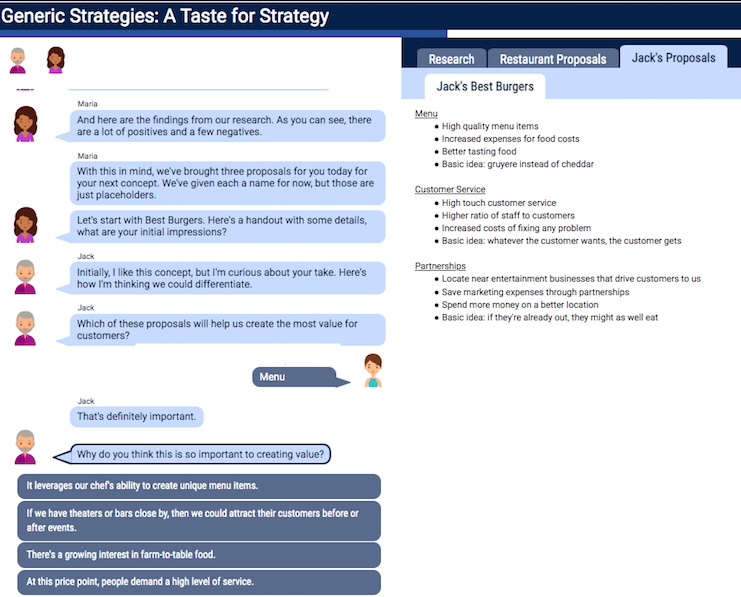 Menu - High quality menu items - Increased