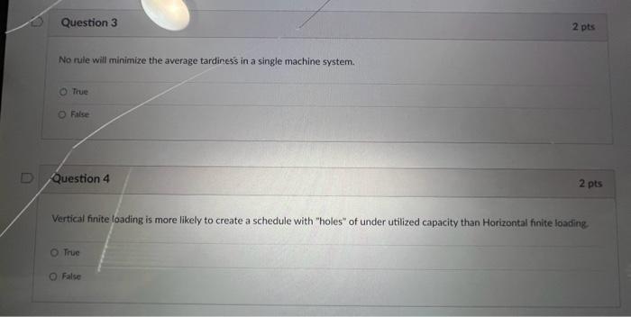 solve both questions No rule will minimize the