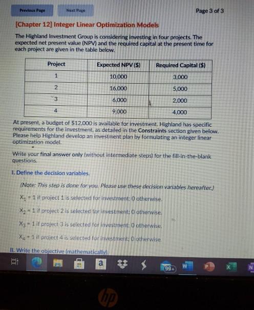 Previous Page Next Page Page 3 of 3 [Chapter 12]