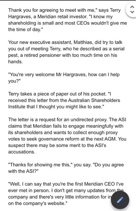 READ THE CASE study and answer base on the Ethics