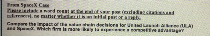 From SpaceX Case Please include a word count at