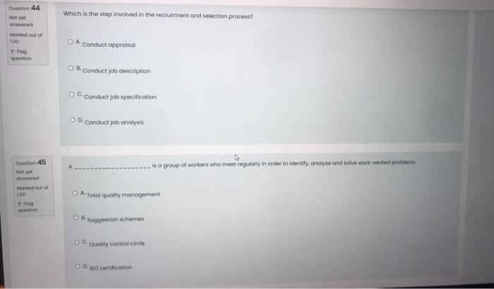 PLEASE ANSWER FAST AND ALL JUST OPTIONS Question