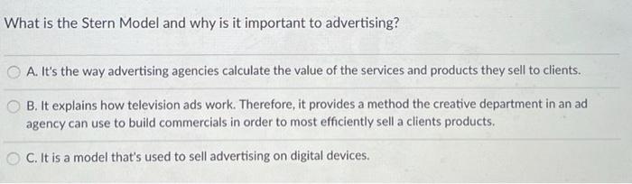 What is the Stern Model and why is it important