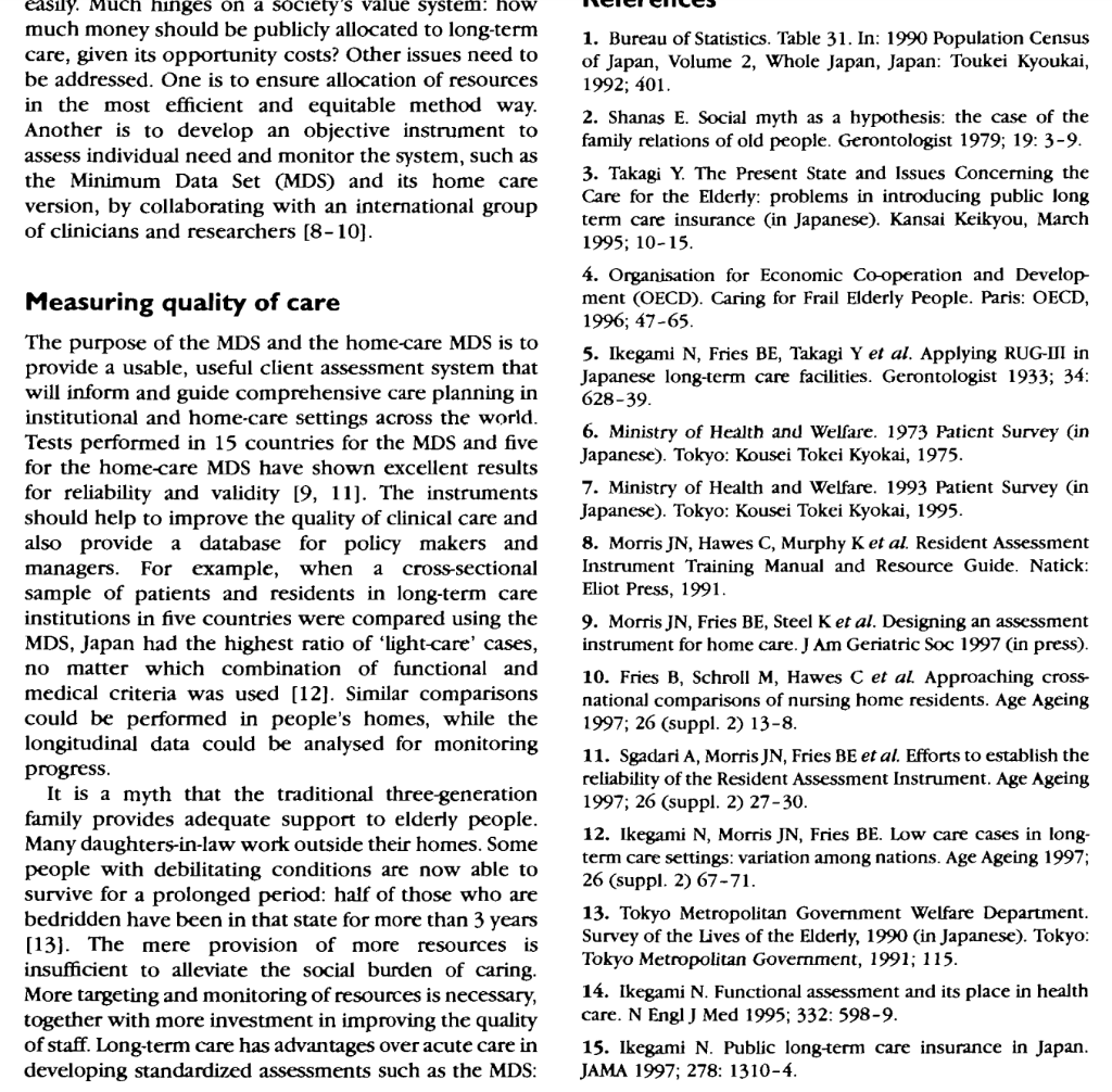 Growing Old Together in Japan : How does this