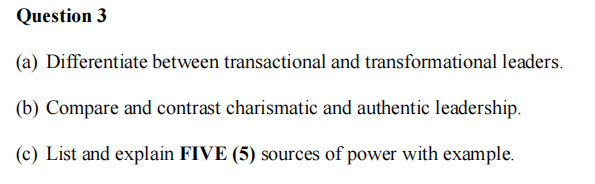 don't hand write Question 3 (a) Differentiate