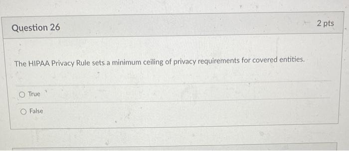 2 pts Question 19 Decentralized decision making