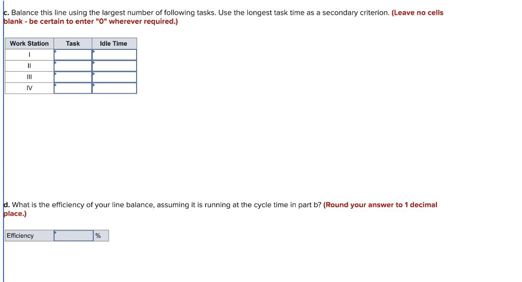 The desired daily output for an assembly line is