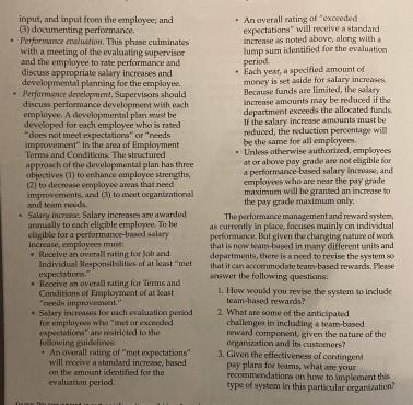 Team-Based Rewards for the state of Georgia: