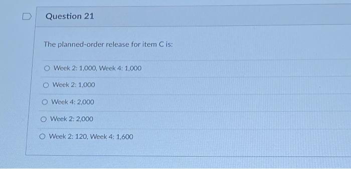 Use the following to answer the next 5 questions.