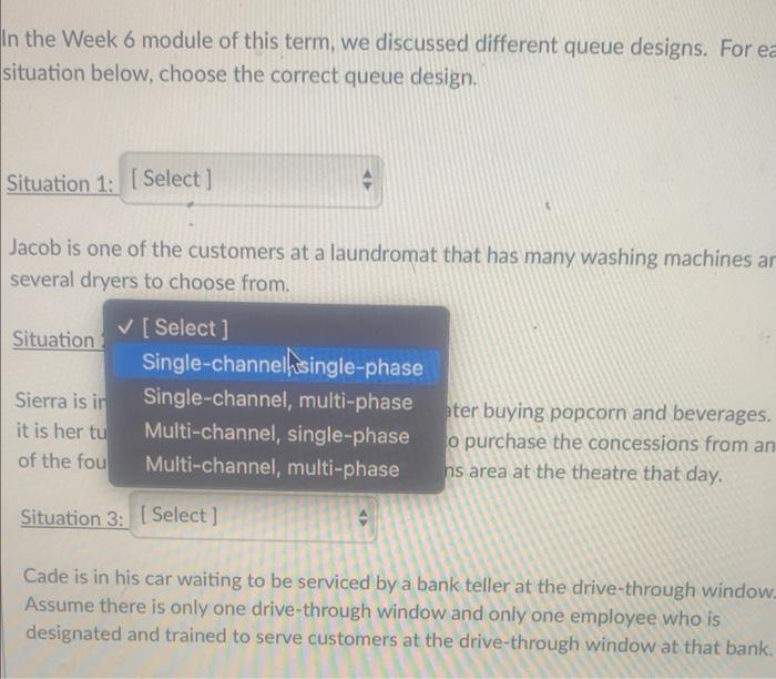 20 In the Week 6 module of this term, we