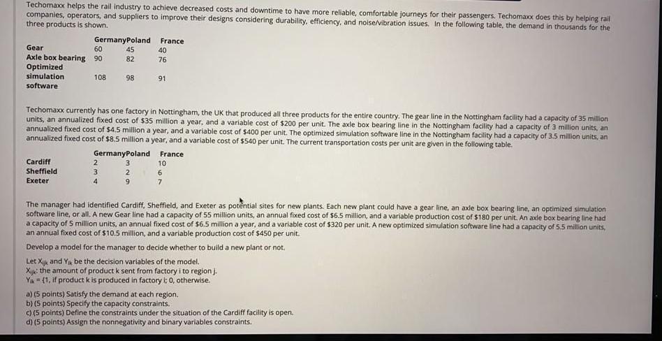 Techomaxx helps the rail industry to achieve