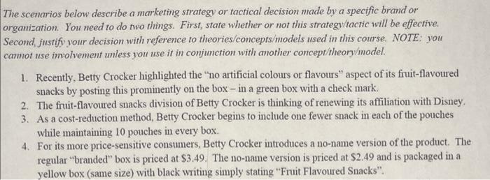 Solve ALL and receive a like! The scenarios below