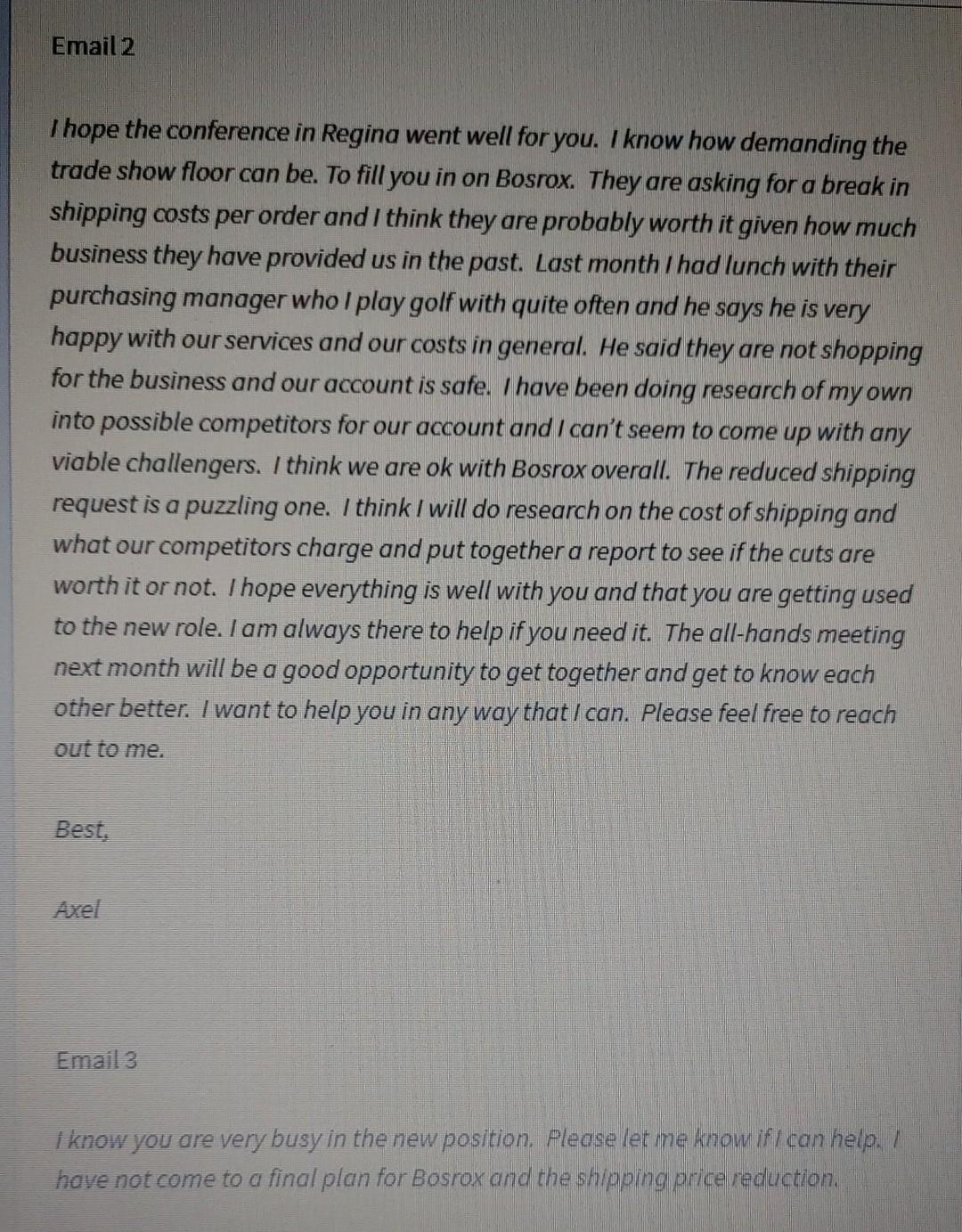 Axel Pine is a sales representative. Axel is