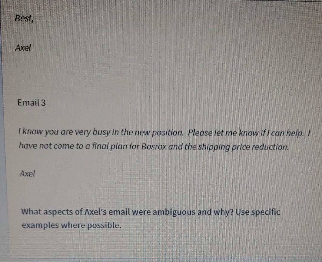 Axel Pine is a sales representative. Axel is