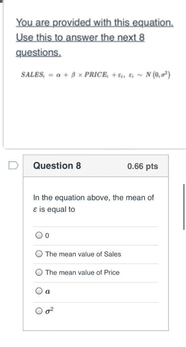 You are provided with this equation. Use this to