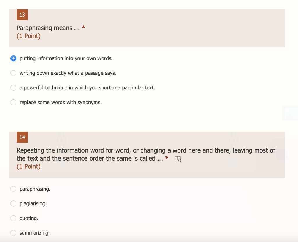 11 n Scanning techniques include ... (1 Point)