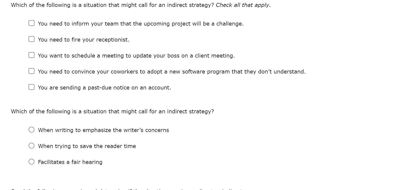 Once you have collected data for a message,