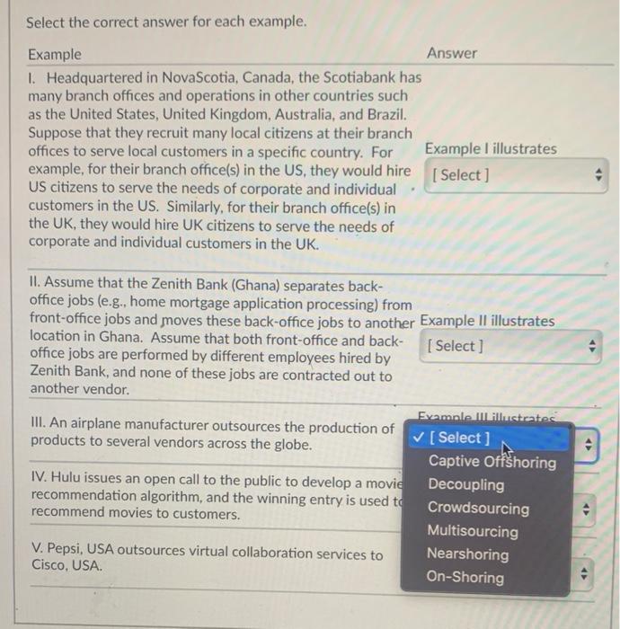 Select the correct answer for each example.