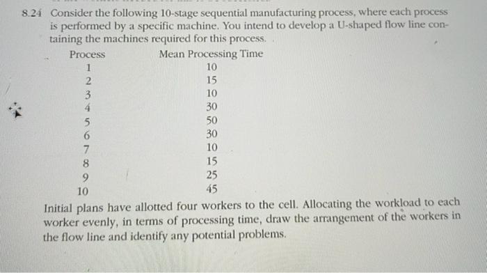 8.24 Consider the following 10-stage sequential
