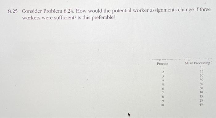 8.24 Consider the following 10-stage sequential