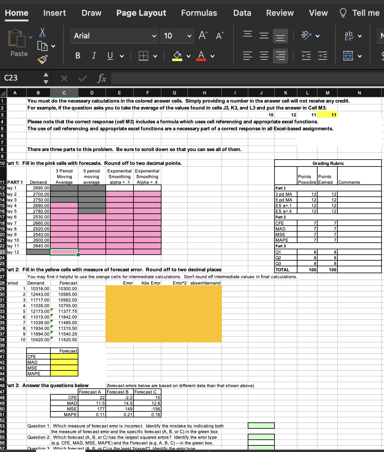 Home Insert Draw Page Layout Formulas Data Review