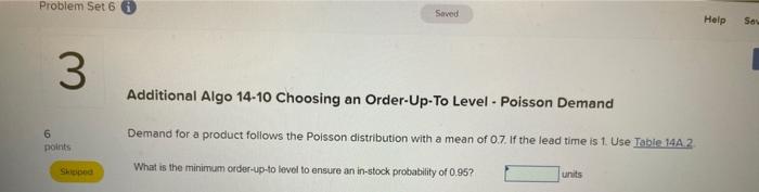 2 Additional Algo 14-9 Choosing an Order-Up-To
