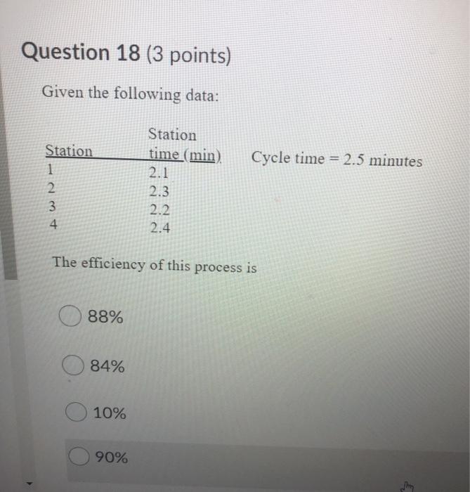 Question 17 (4 points) Interstate buses are