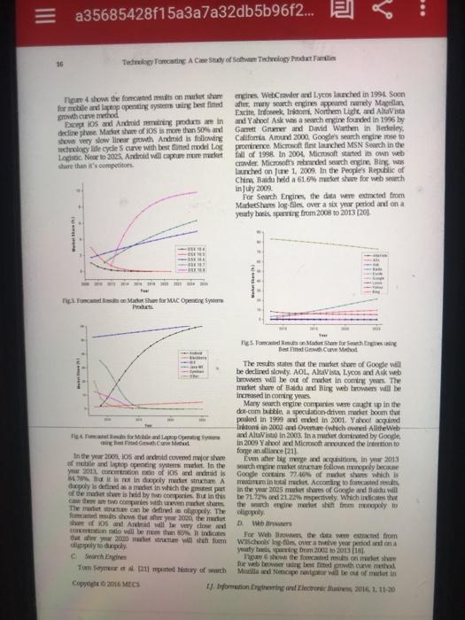 ( technology forecasting) can u tell me what