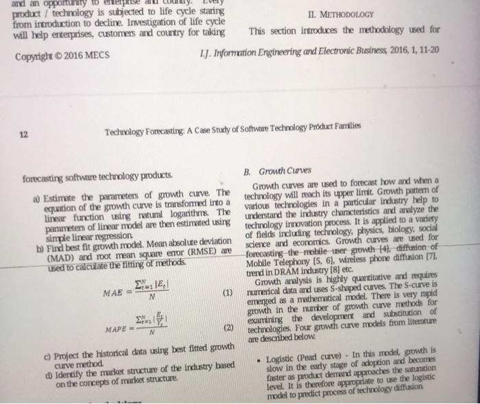 ( technology forecasting) can u tell me what