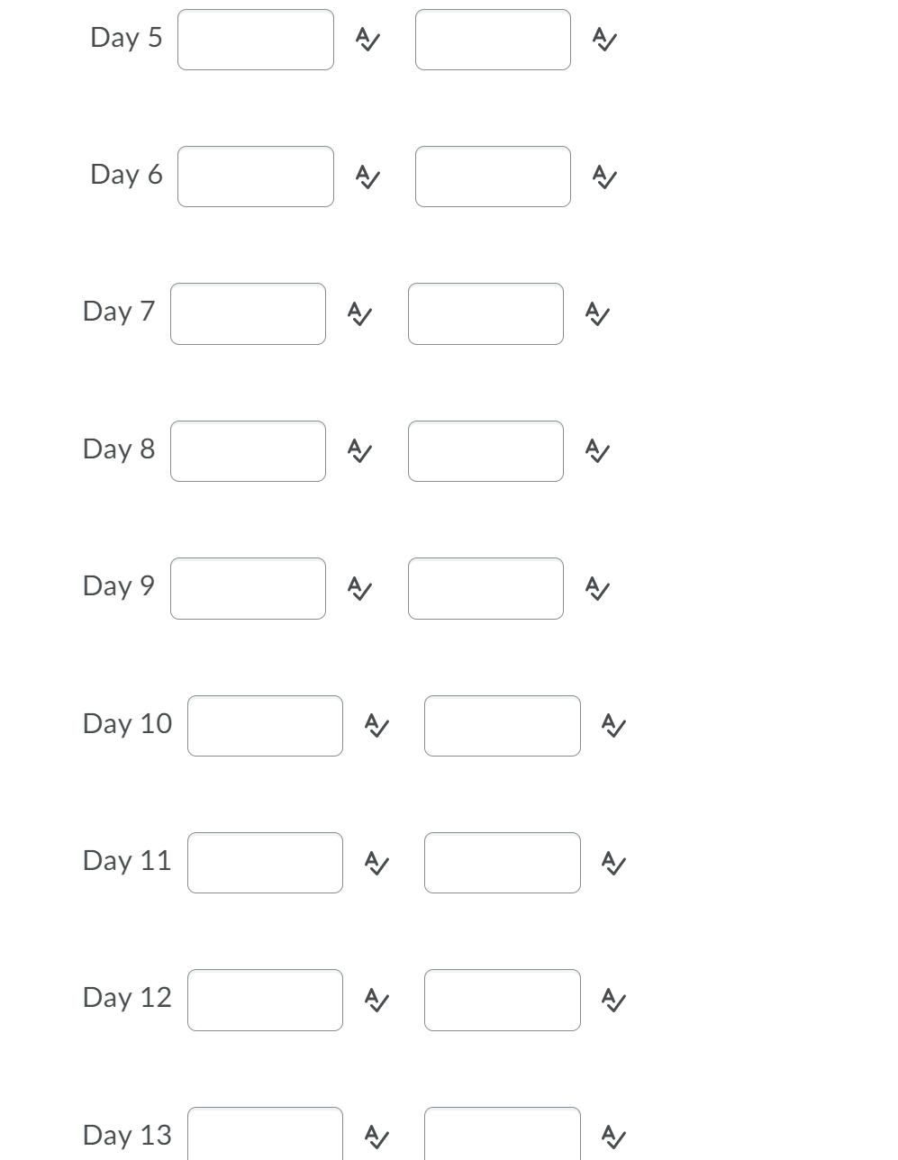 Johnson's Rule Scheduling From the information in